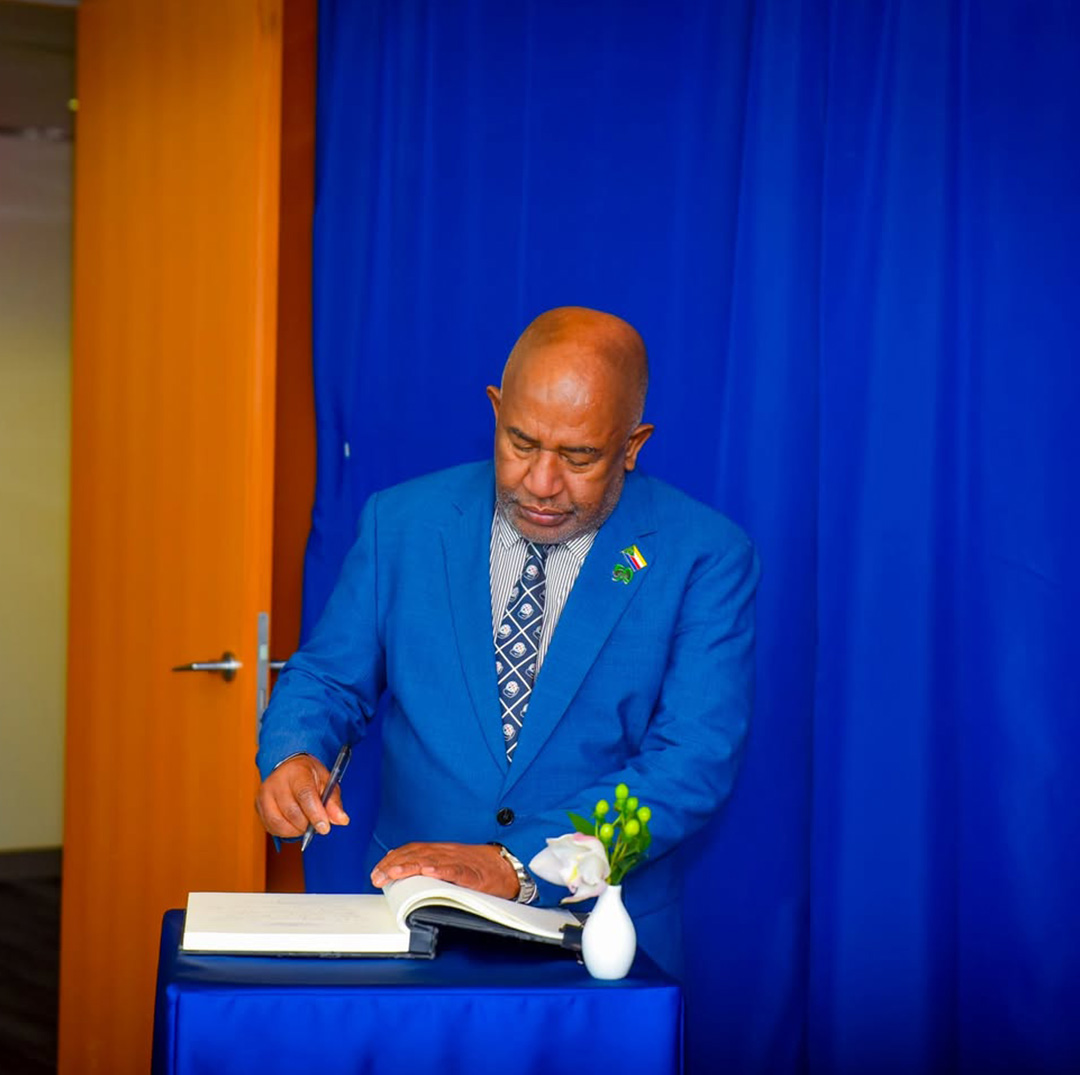 António Guterres reçoit le président Azali Assoumani